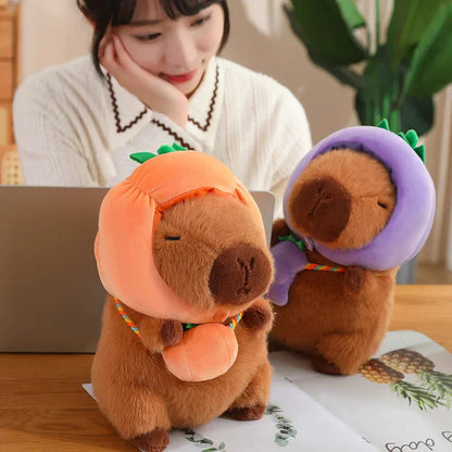 Cute Animal Plush Toy with Fun Hat