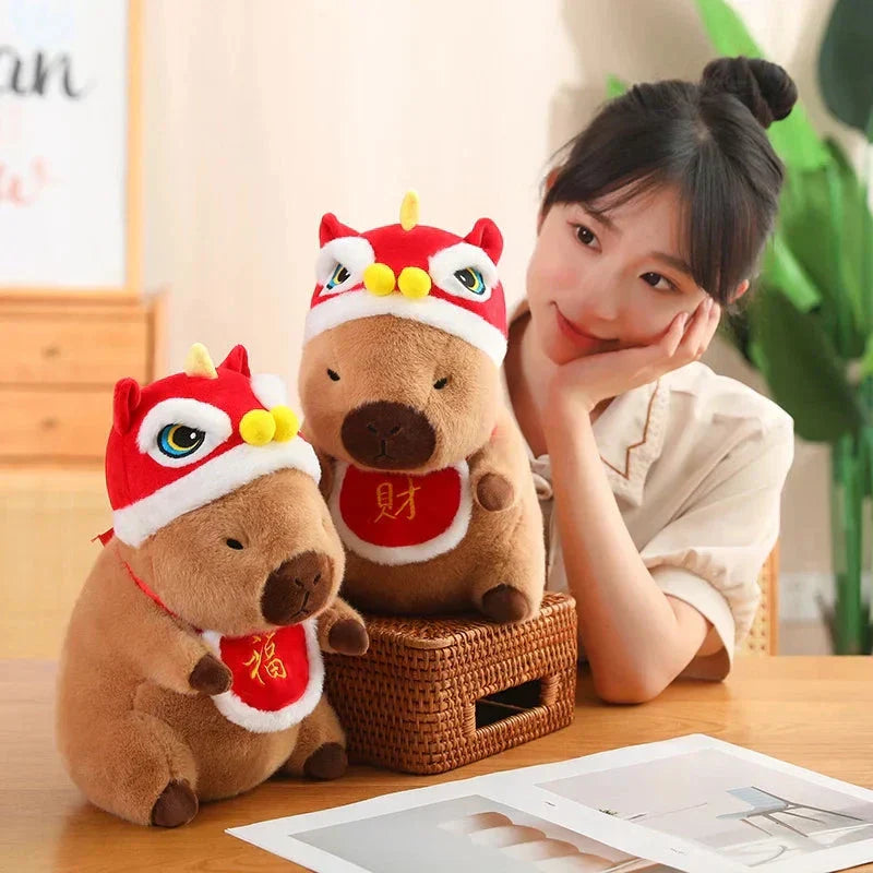 Cute Holiday Baby Capybara Soft Toy
