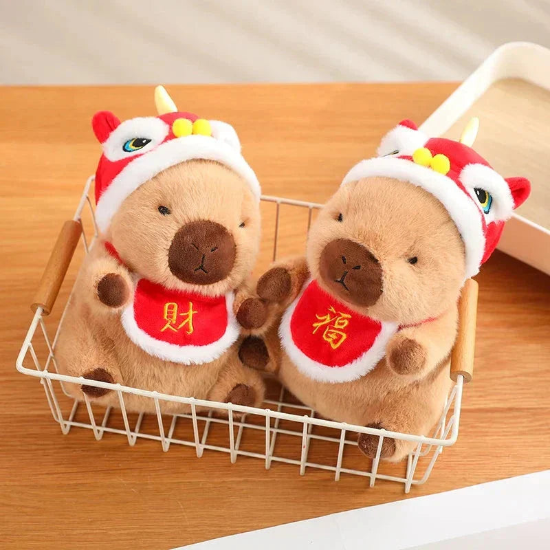 Cute Holiday Baby Capybara Soft Toy