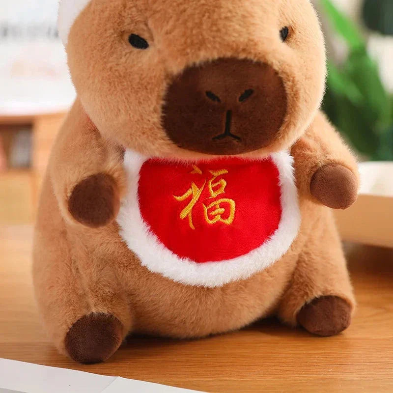 Cute Holiday Baby Capybara Soft Toy