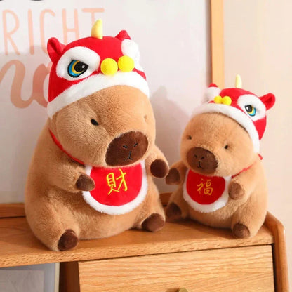 Cute Holiday Baby Capybara Soft Toy