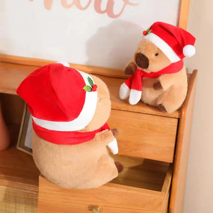 Cute Holiday Baby Capybara Soft Toy