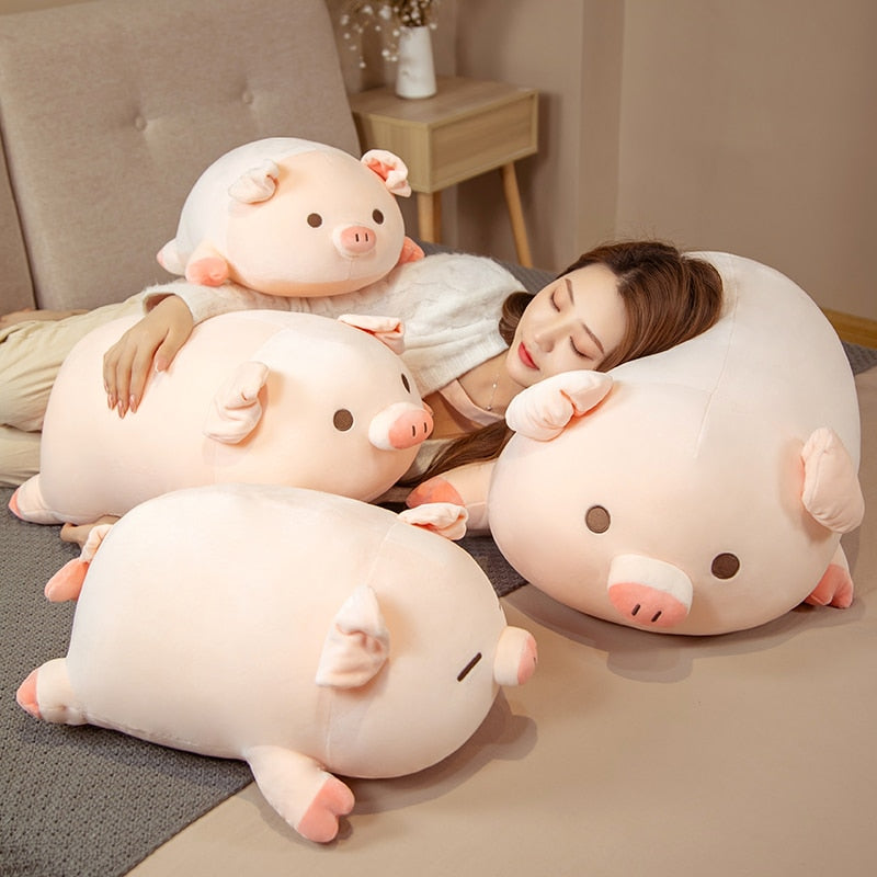 Cute Pink Plush Pig Soft Toy