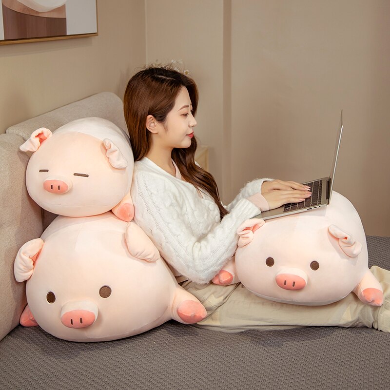 Cute Pink Plush Pig Soft Toy