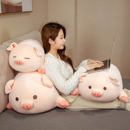 Cute Pink Plush Pig Soft Toy