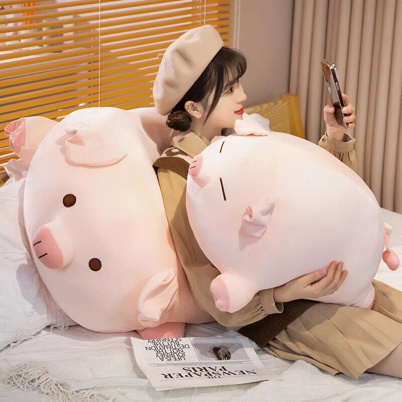 Cute Pink Plush Pig Soft Toy