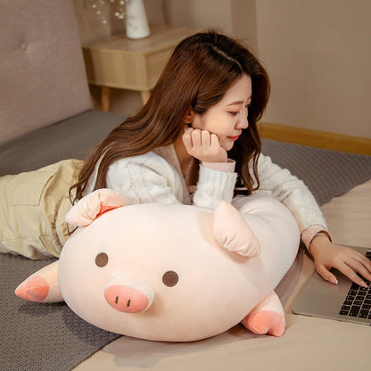 Cute Pink Plush Pig Soft Toy