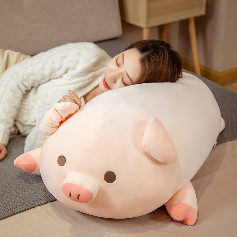 Cute Pink Plush Pig Soft Toy