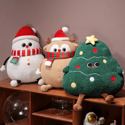 Fun Christmas Plush Toy Figures Set