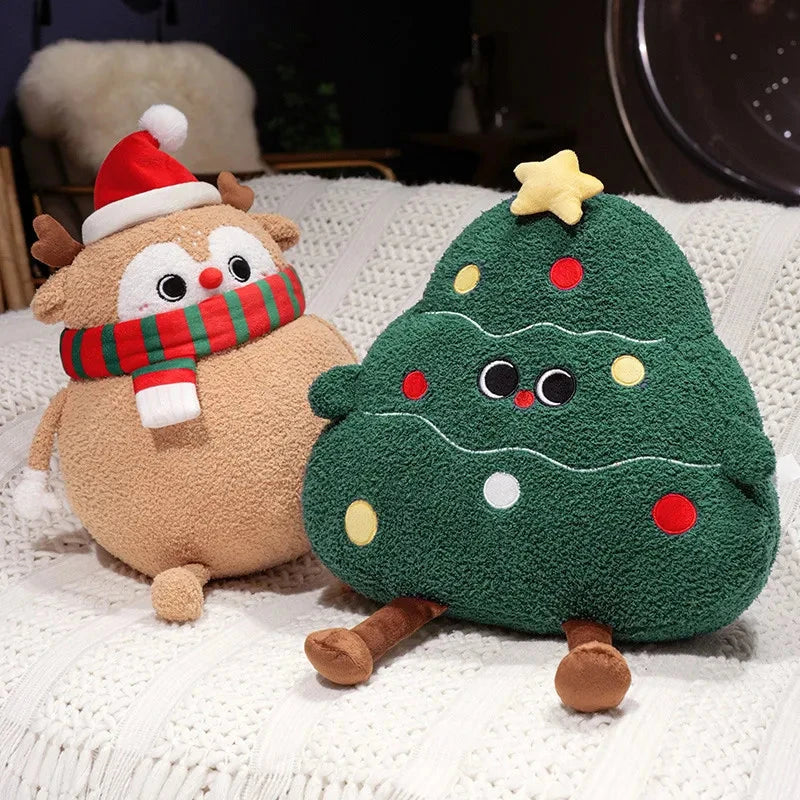 Fun Christmas Plush Toy Figures Set
