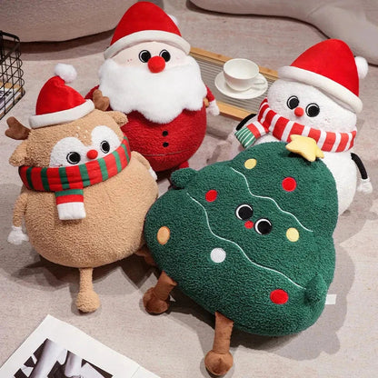 Fun Christmas Plush Toy Figures Set