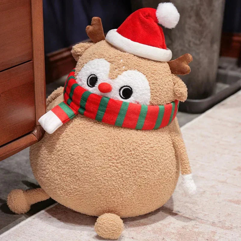 Fun Christmas Plush Toy Figures Set