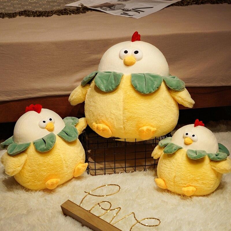 Cute Round Plush Chicken Toy