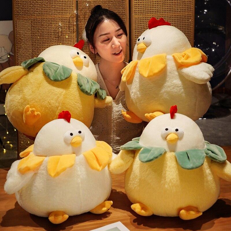 Cute Round Plush Chicken Toy