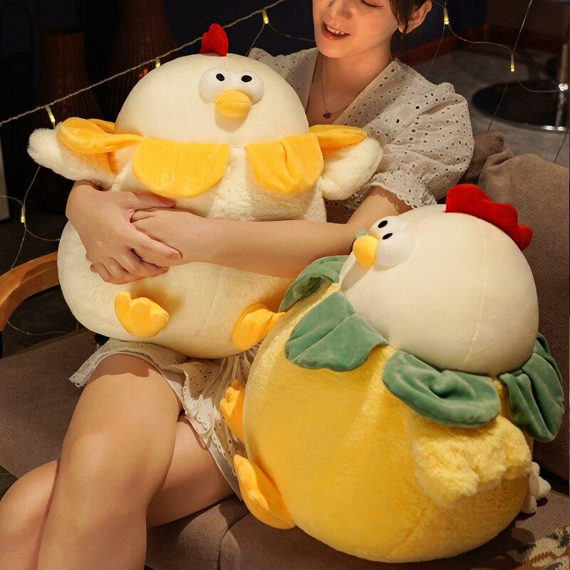 Cute Round Plush Chicken Toy