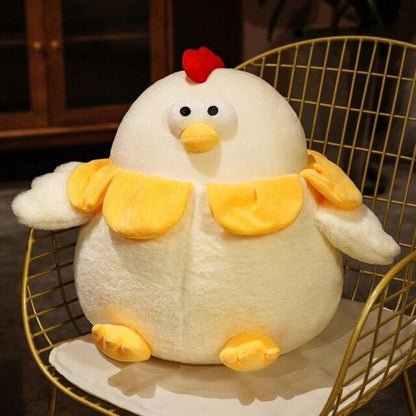 Cute Round Plush Chicken Toy