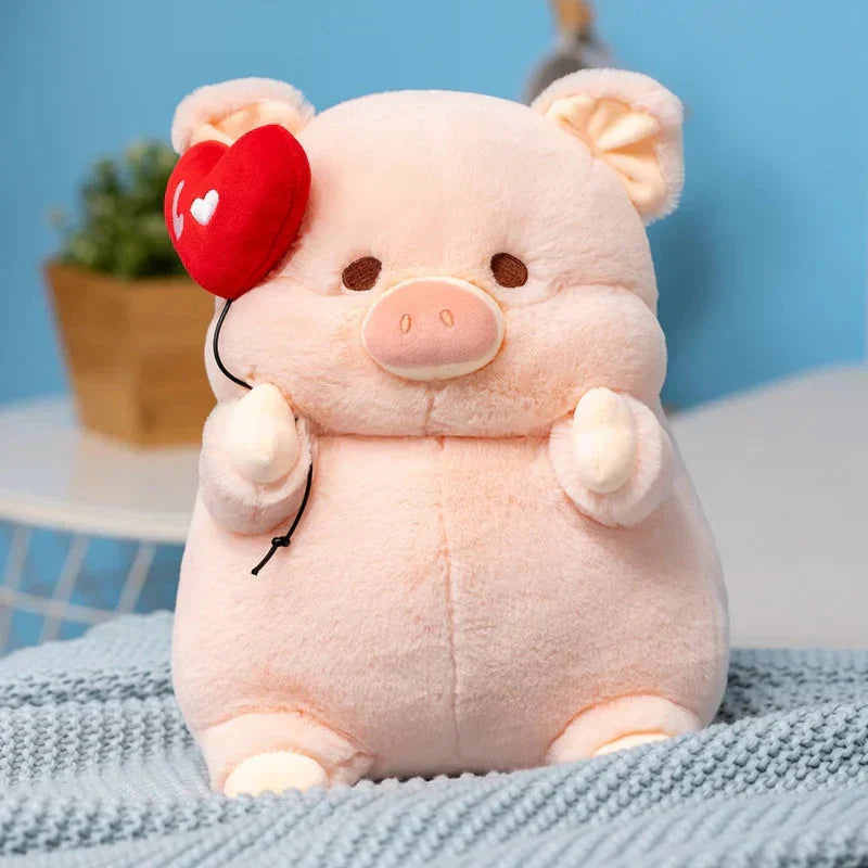 Cute Pink Heart Shaped Plush Toy