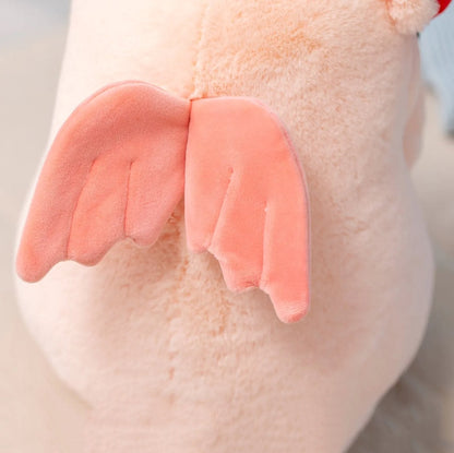 Cute Pink Heart Shaped Plush Toy