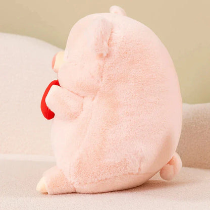 Cute Pink Heart Shaped Plush Toy