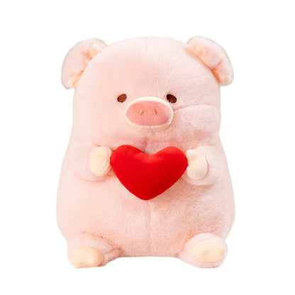 Cute Pink Heart Shaped Plush Toy