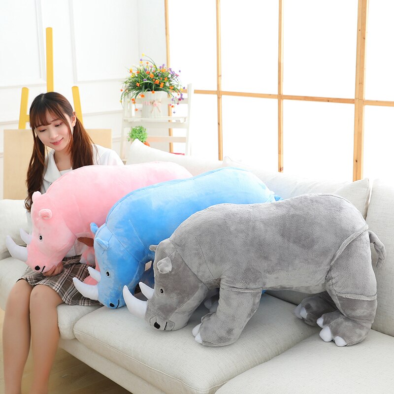 Soft Cute Rhino Teddy Plush Toys