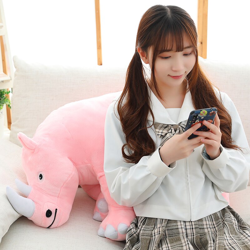 Soft Cute Rhino Teddy Plush Toys