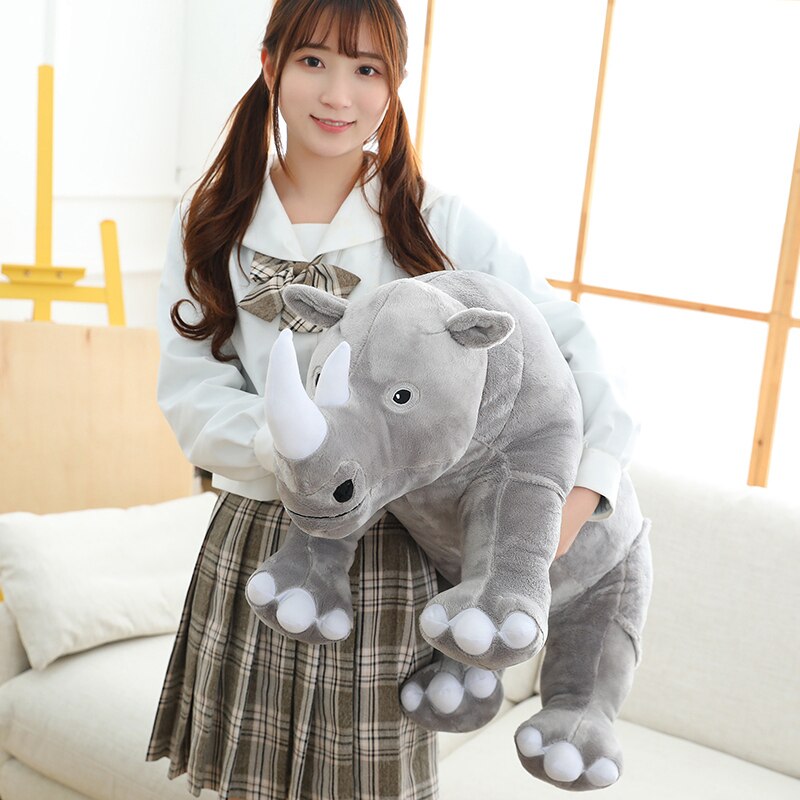Soft Cute Rhino Teddy Plush Toys