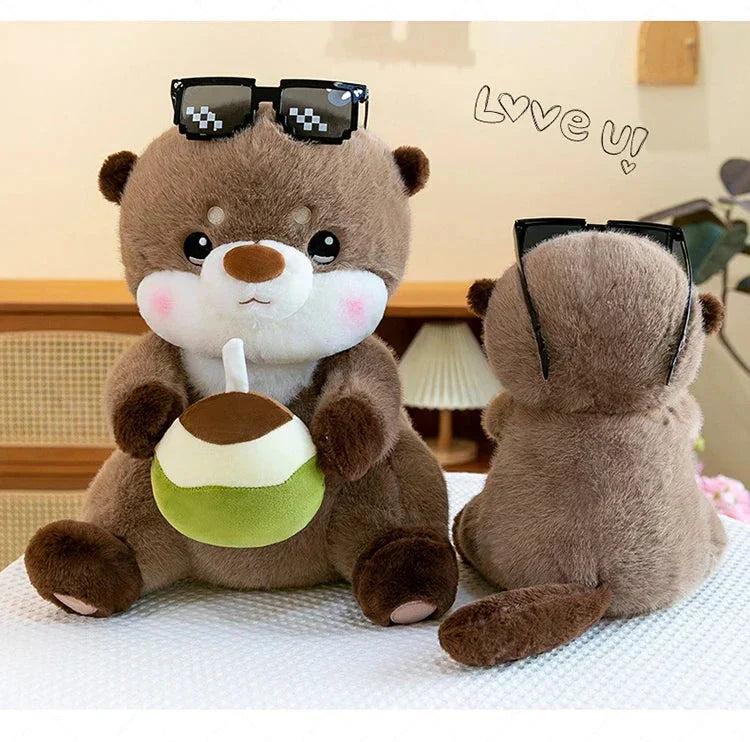 Cute Coconut Otter Soft Toy