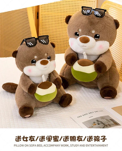 Cute Coconut Otter Soft Toy