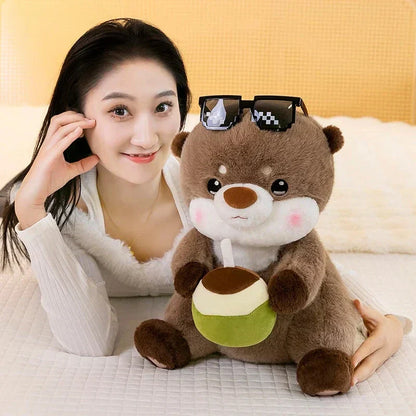 Cute Coconut Otter Soft Toy