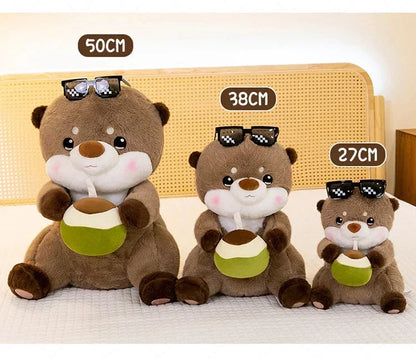 Cute Coconut Otter Soft Toy