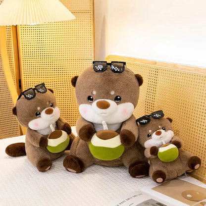 Cute Coconut Otter Soft Toy