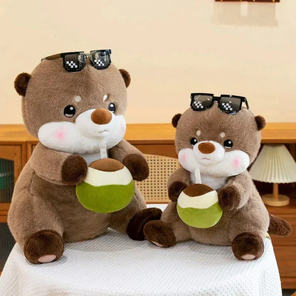 Cute Coconut Otter Soft Toy