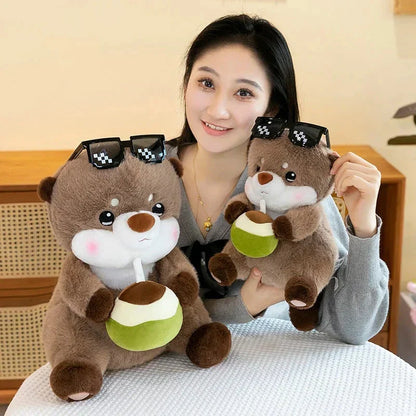 Cute Coconut Otter Soft Toy