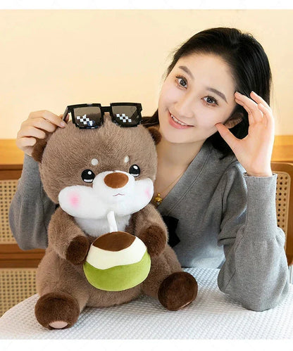 Cute Coconut Otter Soft Toy