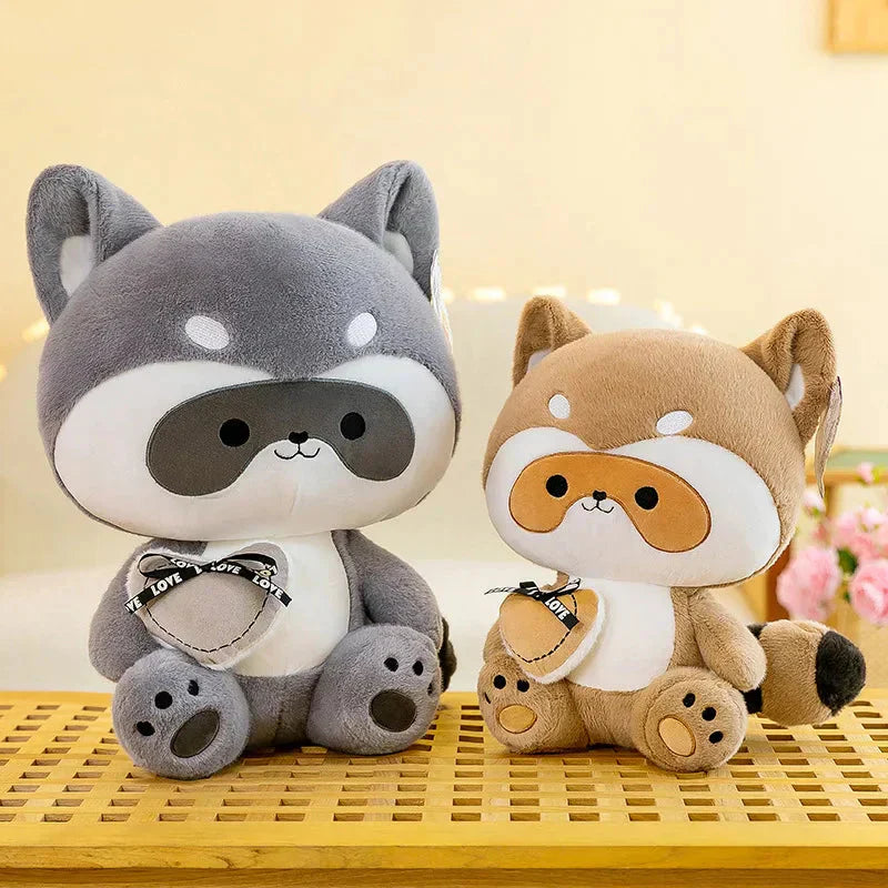 Cuddly Raccoon Soft Plush Toy Friends