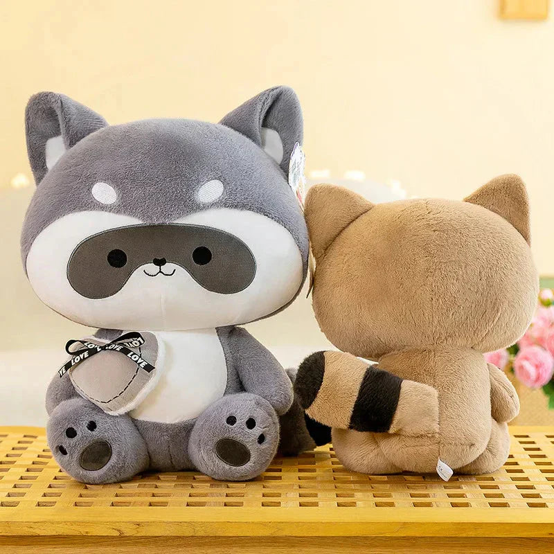 Cuddly Raccoon Soft Plush Toy Friends