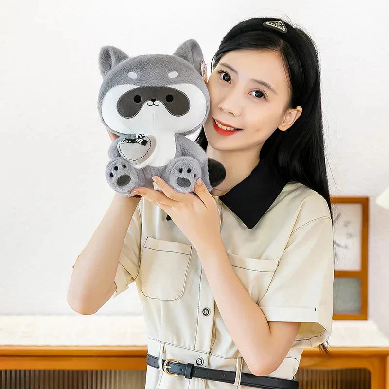 Cuddly Raccoon Soft Plush Toy Friends
