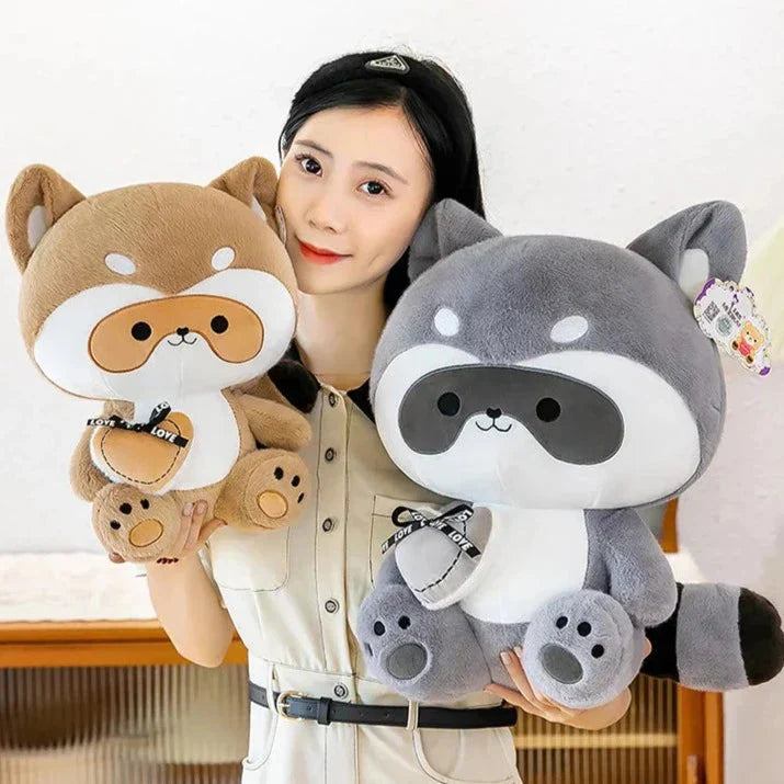 Cuddly Raccoon Soft Plush Toy Friends