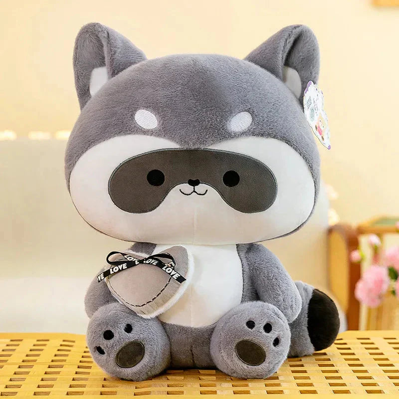 Cuddly Raccoon Soft Plush Toy Friends