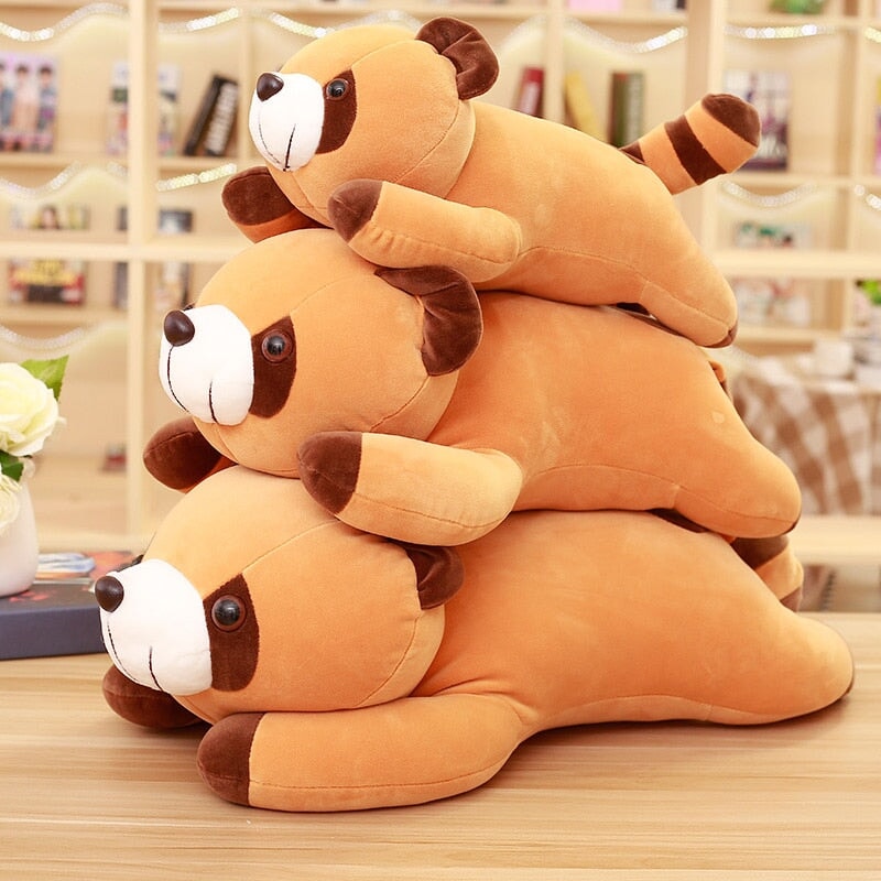 Cuddly Brown Teddy Raccoon Plush Toy