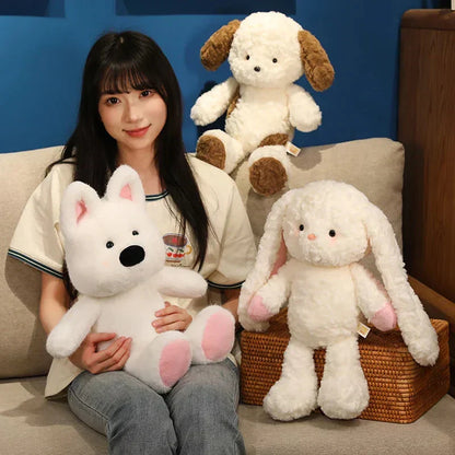 Snuggle Bunny & Puppy Soft Toy Friends