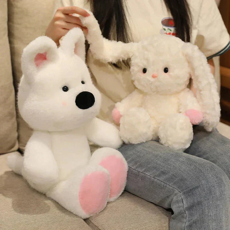 Snuggle Bunny & Puppy Soft Toy Friends