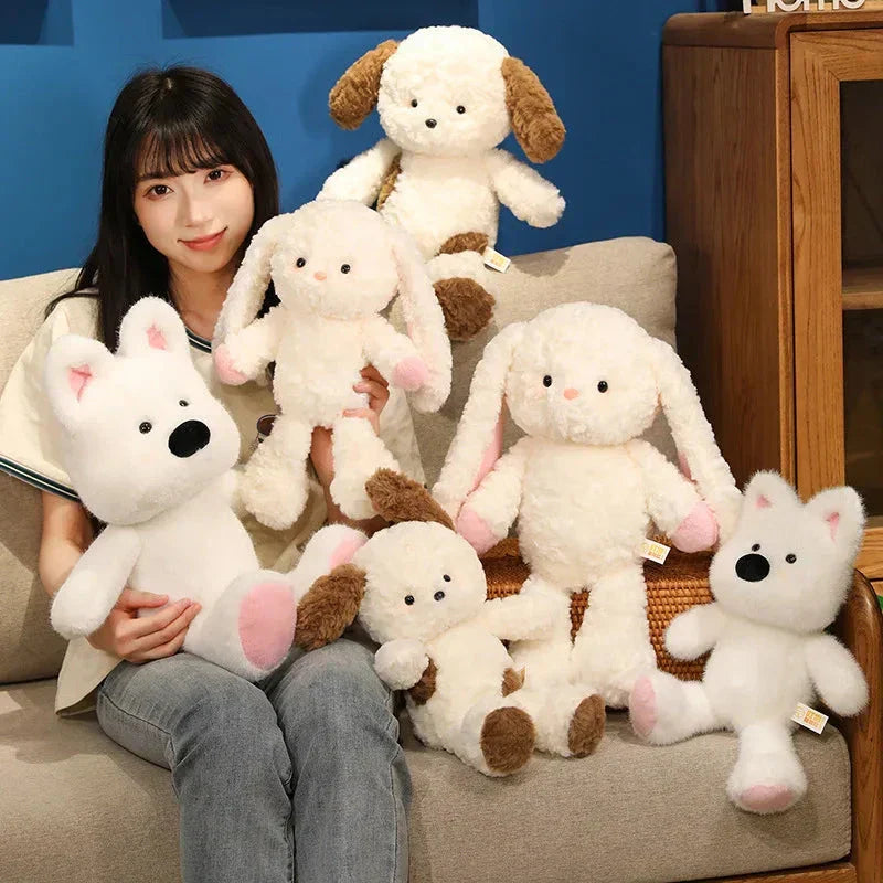Snuggle Bunny & Puppy Soft Toy Friends