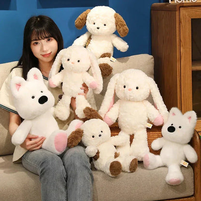 Snuggle Bunny & Puppy Soft Toy Friends