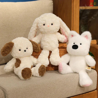 Snuggle Bunny & Puppy Soft Toy Friends