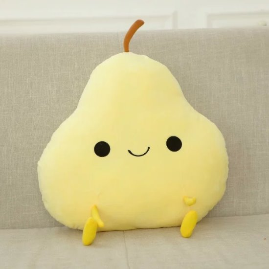 Soft Pastel Fruit Stuffed Animals