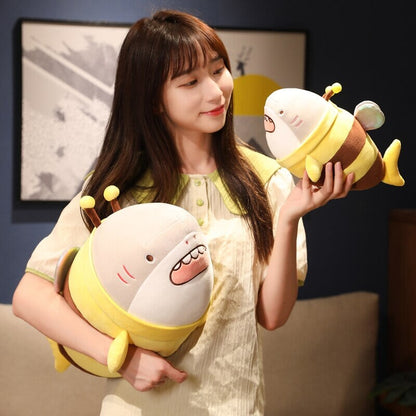 Adorable Shark Bee Soft Plush Toy