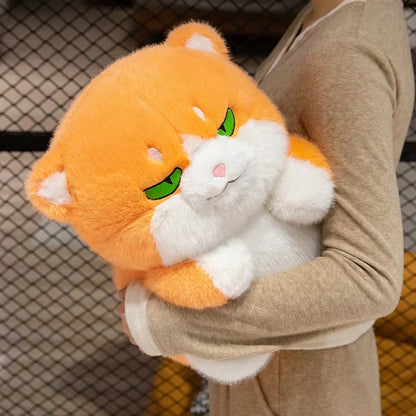 Adorable Fat Grey Kitten Soft Toys