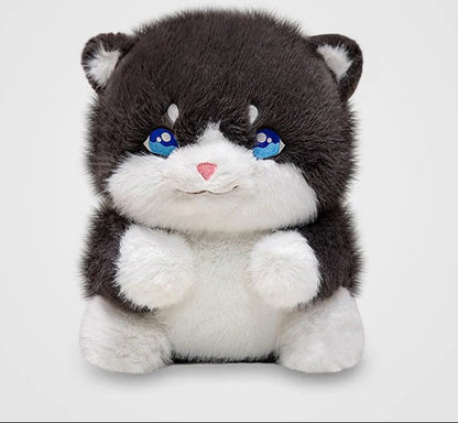Adorable Fat Grey Kitten Soft Toys